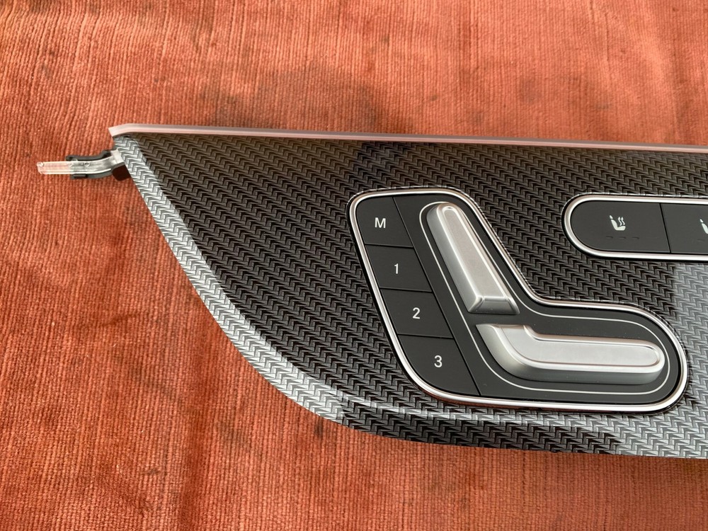 Mercedes Benz GLA B Class A247 seat switch button carbon