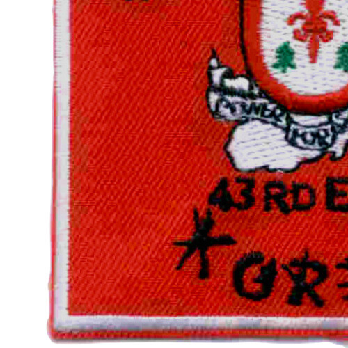 43rd Engineering Construction Battalion Patch