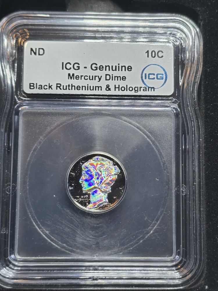 Mercury Dime Hologram