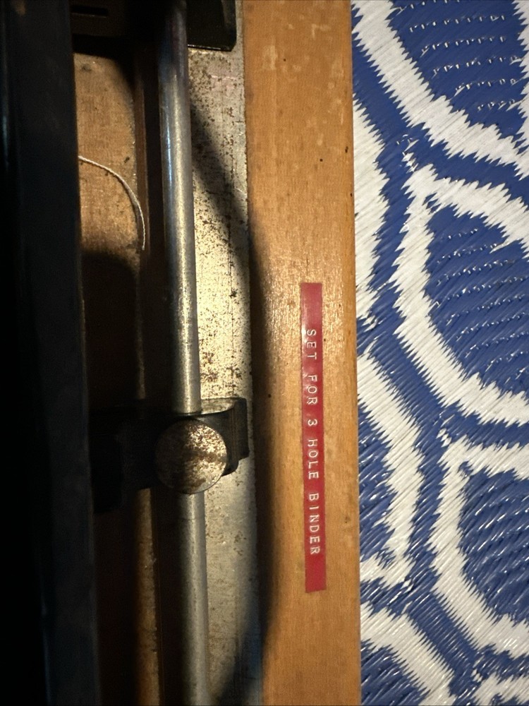Vintage Set For 3 Hole Binder