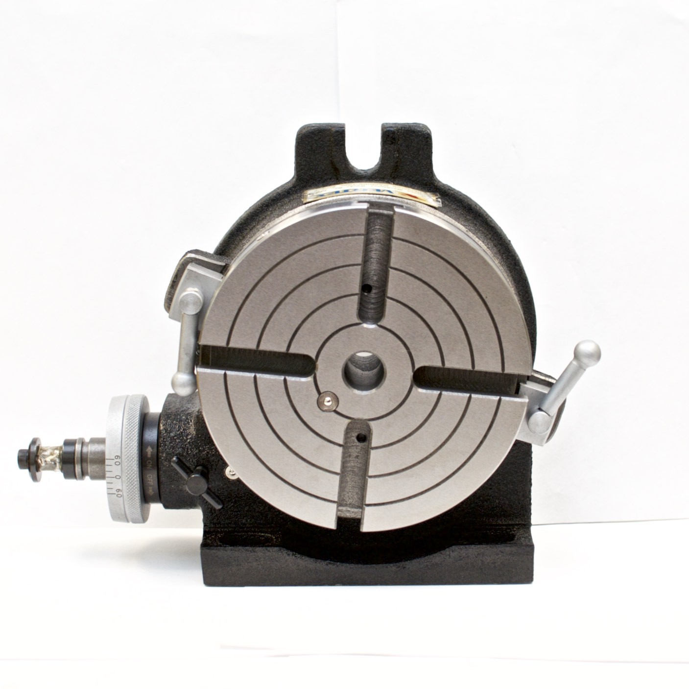 VERTEX HV-6 (4-Slot) 6" Horizontal/Vertical Rotary Table with 4-Slot Face Plate