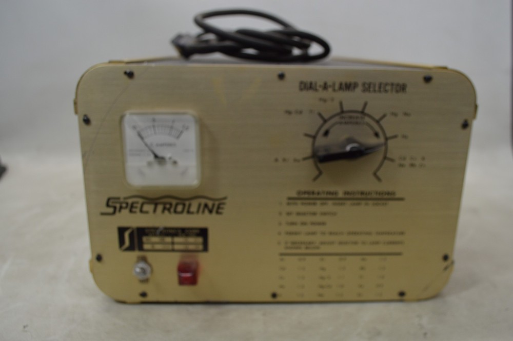 SPECTROLINE 1500 Dial-A-Lamp Selector