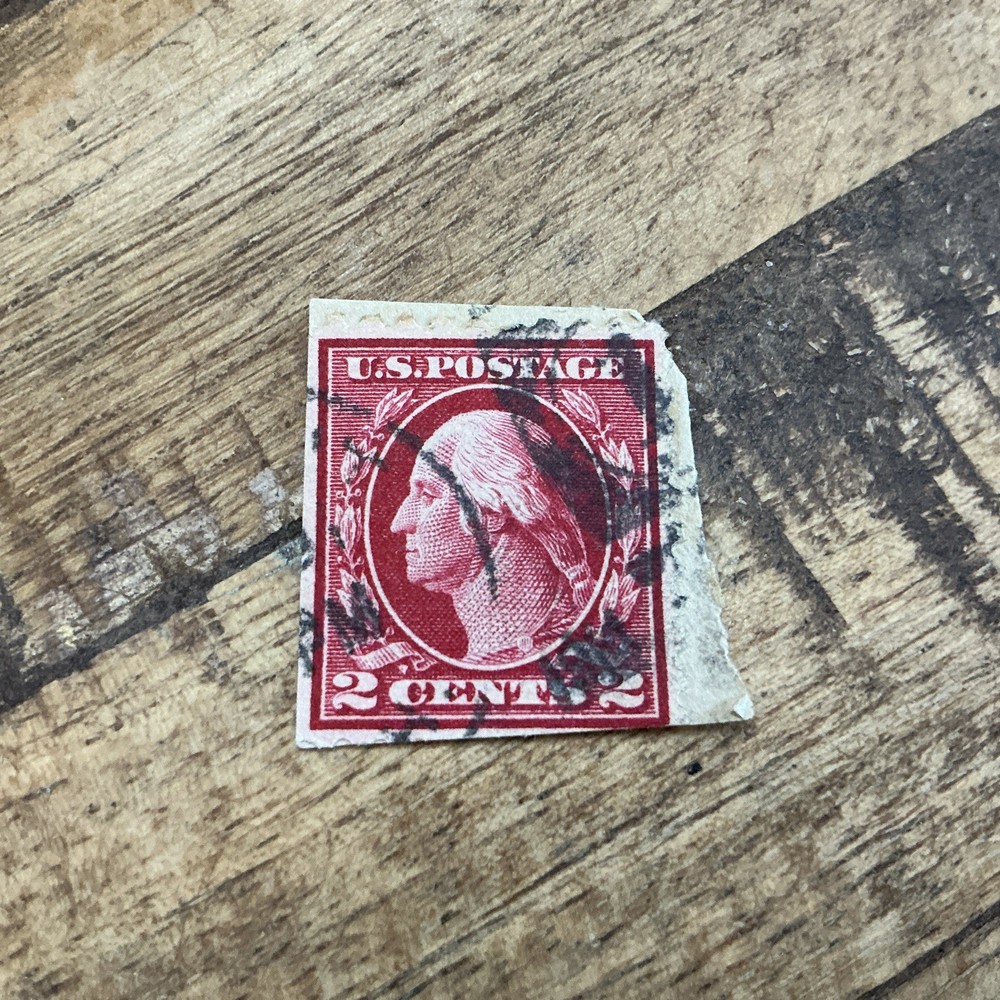 RARE GEORGE WASHINGTON RED 2 CENT STAMP