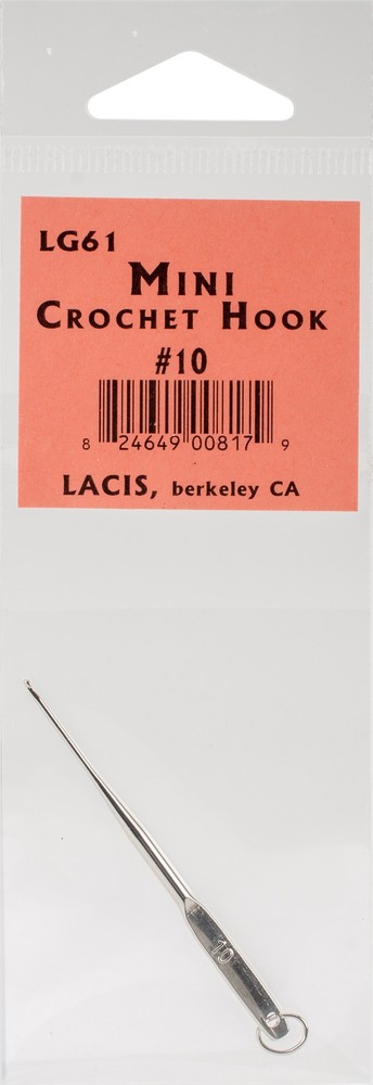 Lacis Mini Crochet Hook 2.25" #10
