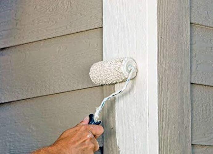 7 Piece 4” Paint Roller Kit - Includes Acrylic, Polyester and Foam Covers -