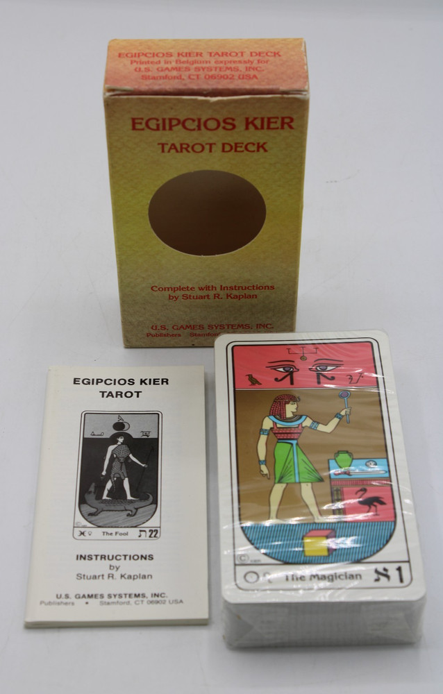 Egipcios Kier Tarot Deck | Stuart Kaplan | US Games Systems | 1984