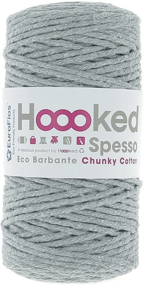 Hoooked Spesso Chunky Cotton Macrame Yarn-Gris
