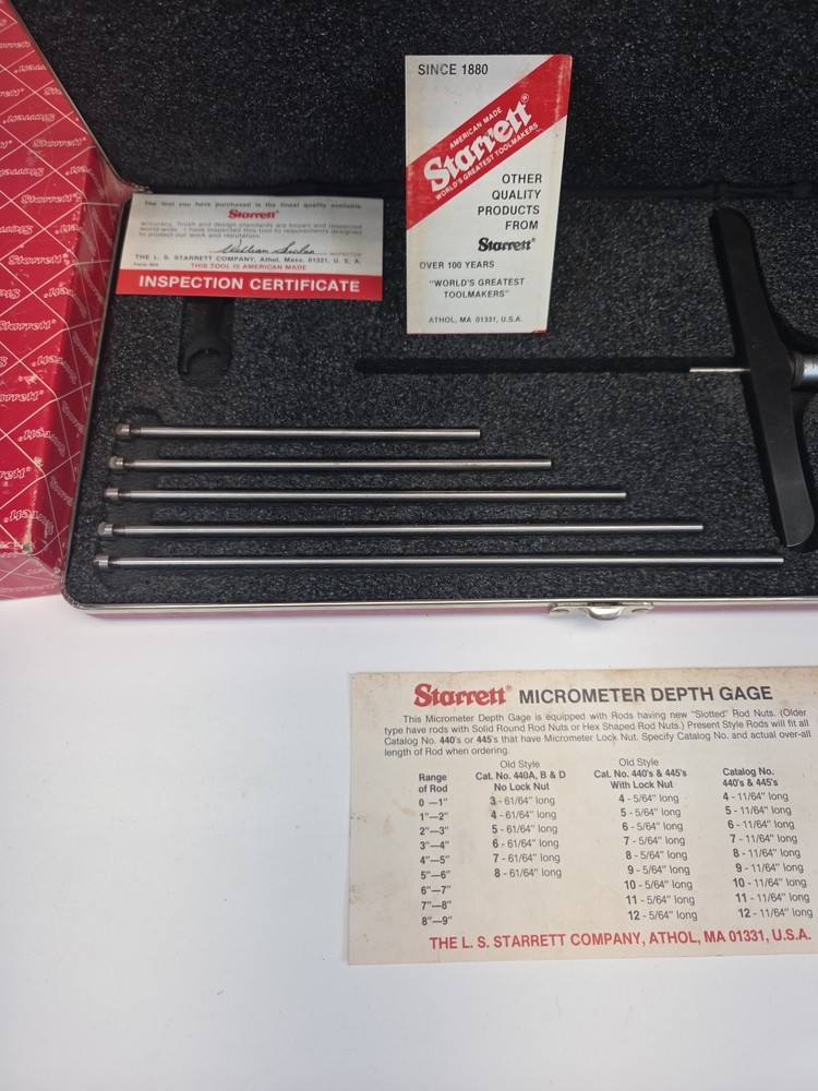 445DZ-6RL Depth Micrometer