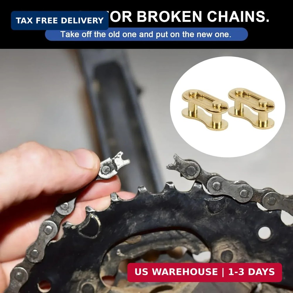 Bike Chain Master Link - PSLER Single Speed Bicycle Chain Link Missing Link Conn