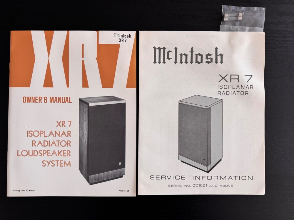 MCINTOSH 12 VARIOUS SPEAKERS MANUALS