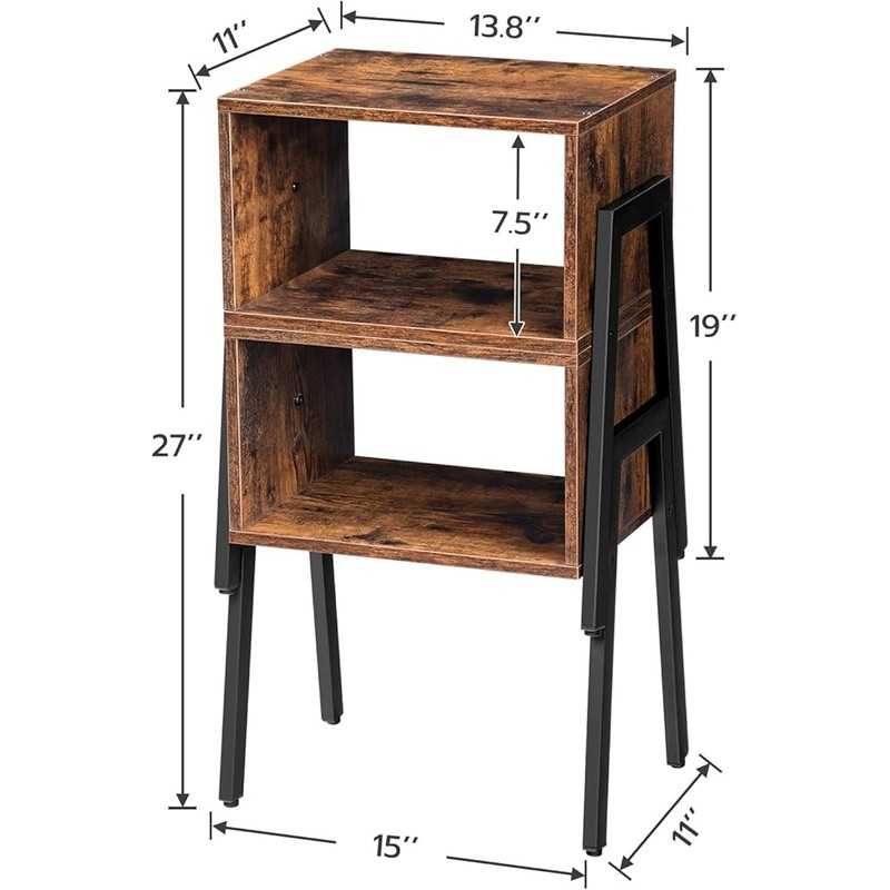 Stackable Nightstands Open Storage End Table Bedroom Living Room New