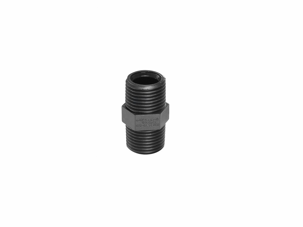PEXLOCK 30952 Coupling 1/2" MPT x 1/2" MPT, Black