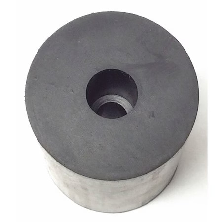 Bumper, Rubber, Black, 1-7/8"H X 1-7/8"W, Pk.5, 1487-017