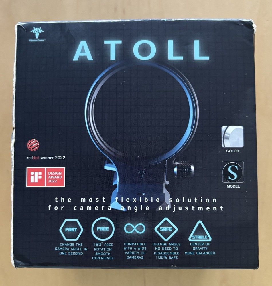 Silence Corner ATOLL-S Camera Rotating Mount – 360° Angle Adjustment – NEW