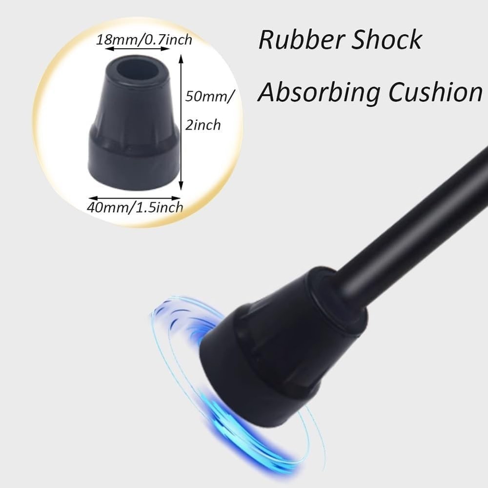 AngleMAX Mobility Blue Folding Forearm Crutch, Adjustable Lightweight Aluminum