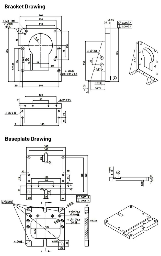 4th Axis Motorized Hollow Rotating Platform Indexing Rotary Can Replace DD MOTOR