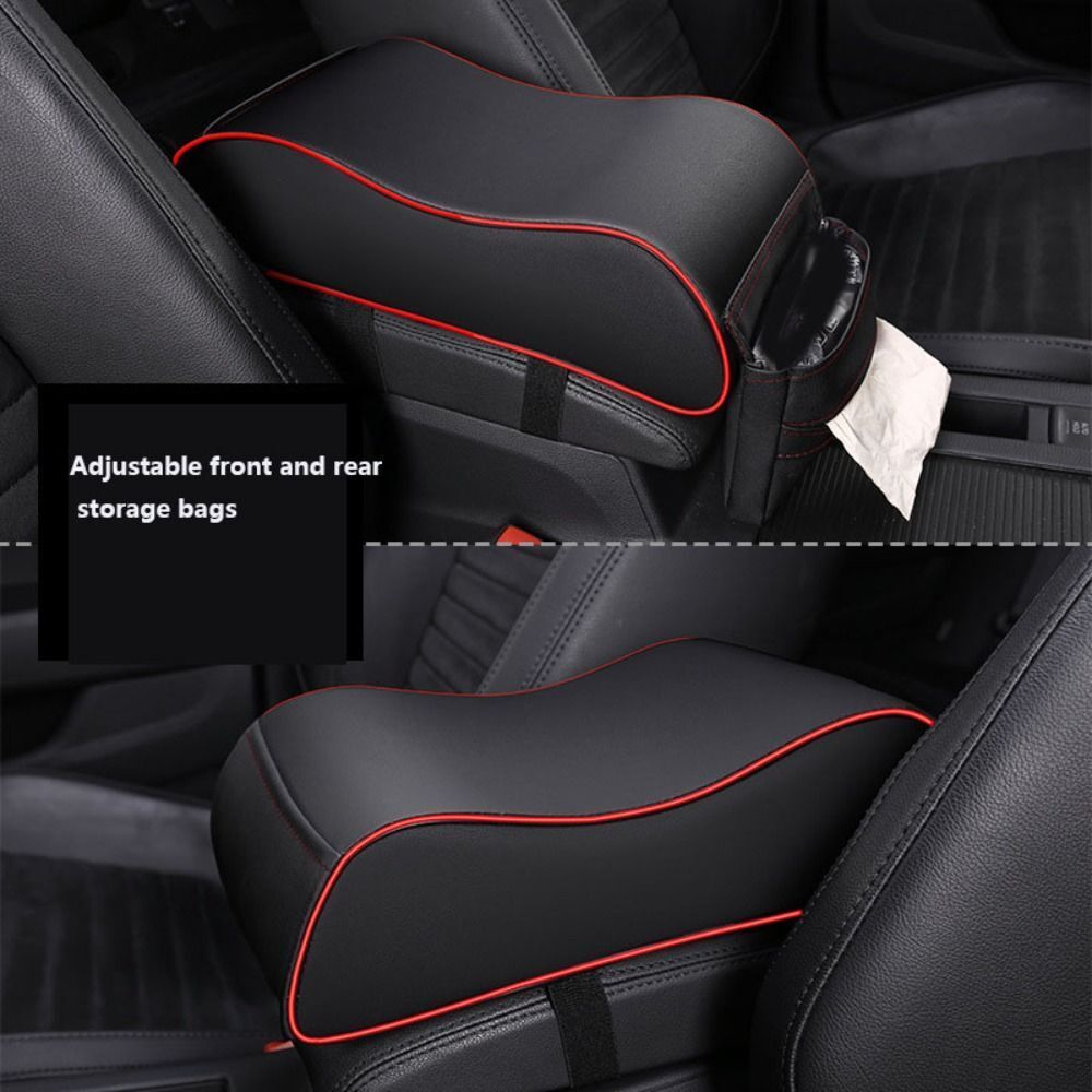 Car Armrest Pad Leather Auto Central Console Protection Cushion Thicken