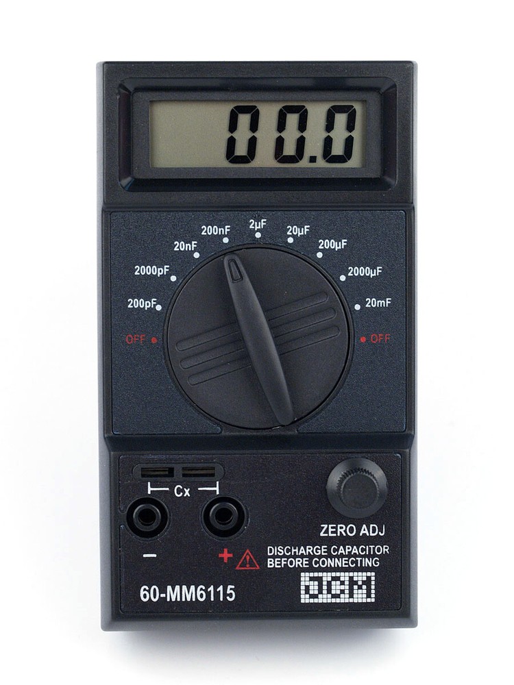 Capacitor Tester Capacitance Meter Test Detector Equipment Measure MM6115