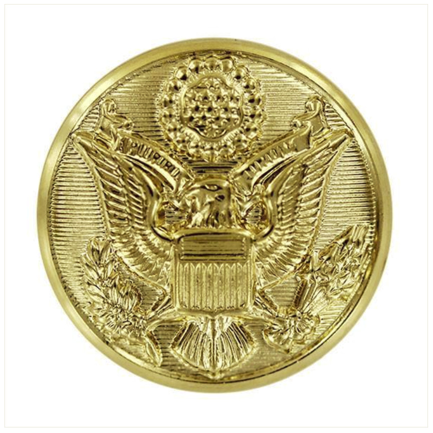 Vanguard ARMY BUTTON: EAGLE 25 LIGNE - PAIR