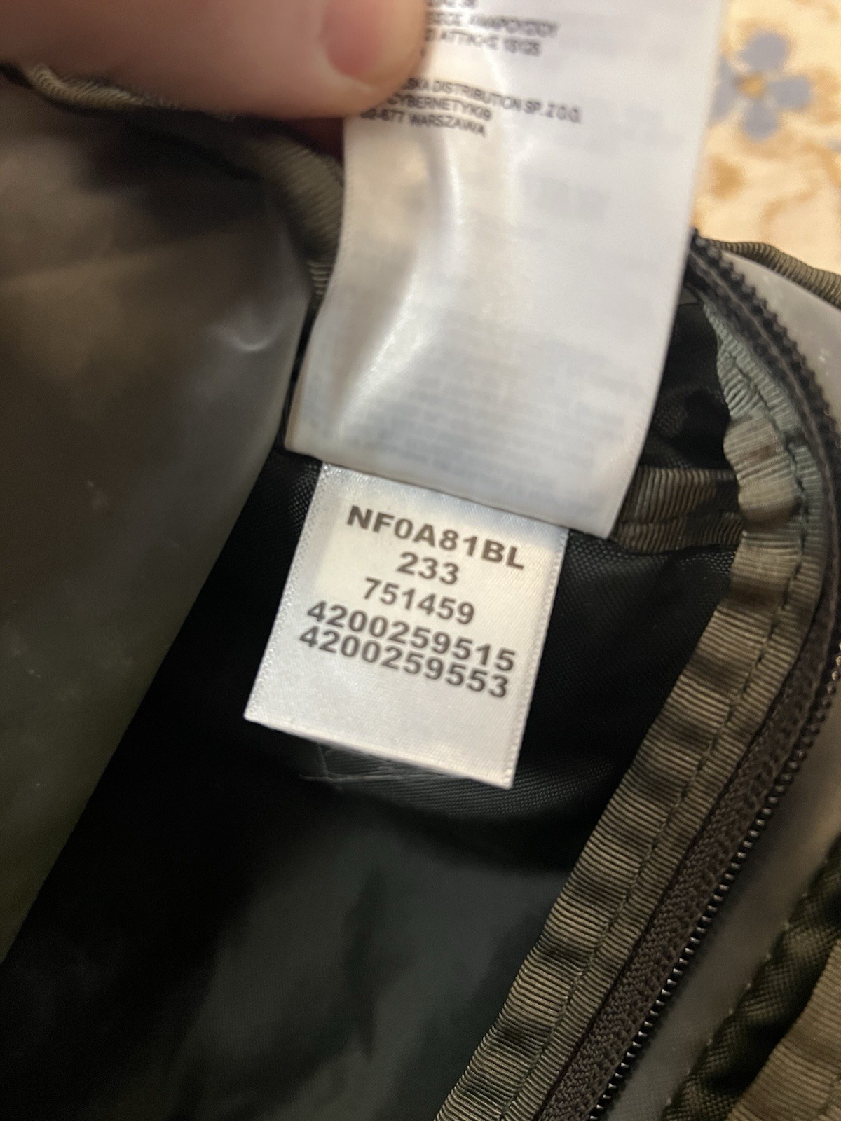 RARE Green The North Face Base Camp Voyager Unisex Toiletry Kit Bag Travel Hike