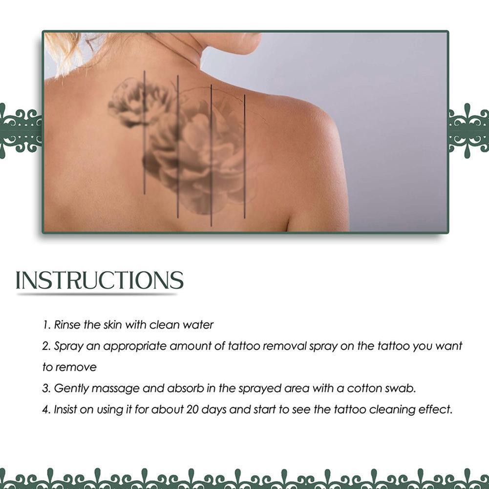 Quick Tattoo Removal Cream Natural Safe Pigment Permanent RemoverSpray J6R1