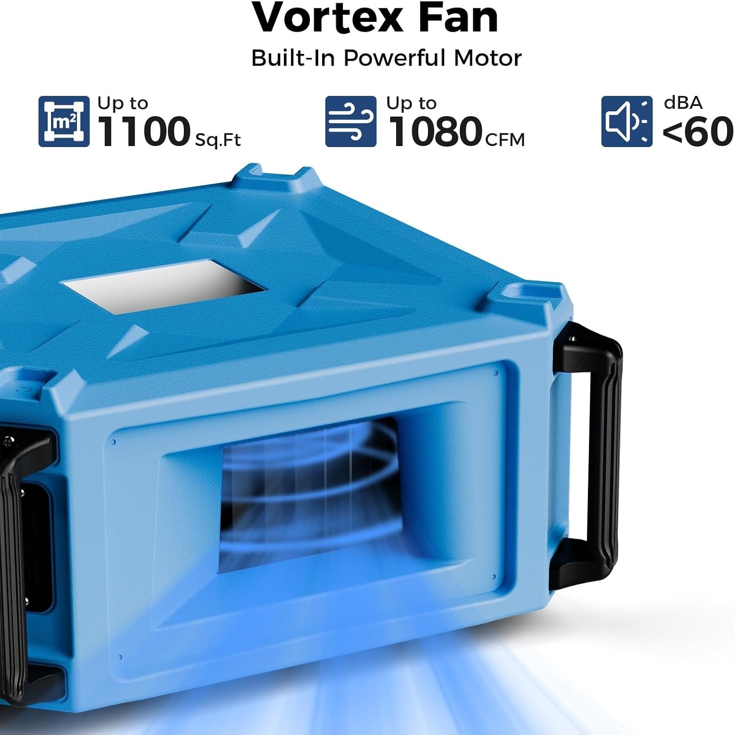 AlorAir Purecare 1080 Air Filtration System Dust Collector w/Remote