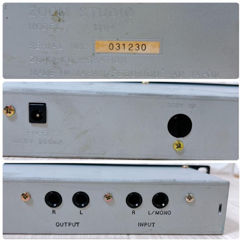 ZOOM STUDIO 1204 Digital Reverb Multi Effects Processor 100 Memory