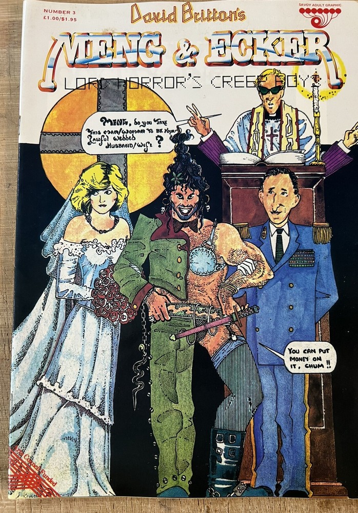 Meng & Ecker #3 David Britton Kris Guidio Savoy Books 1990