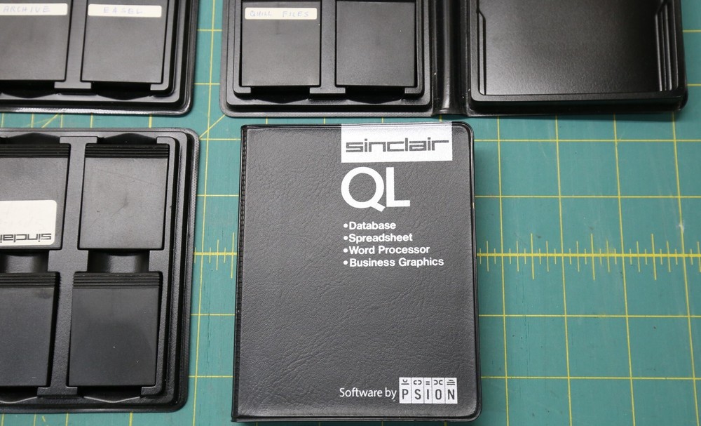 Lot of 16 Sinclair QL Microdrive Cartridges Including Database Spreadsheet ...