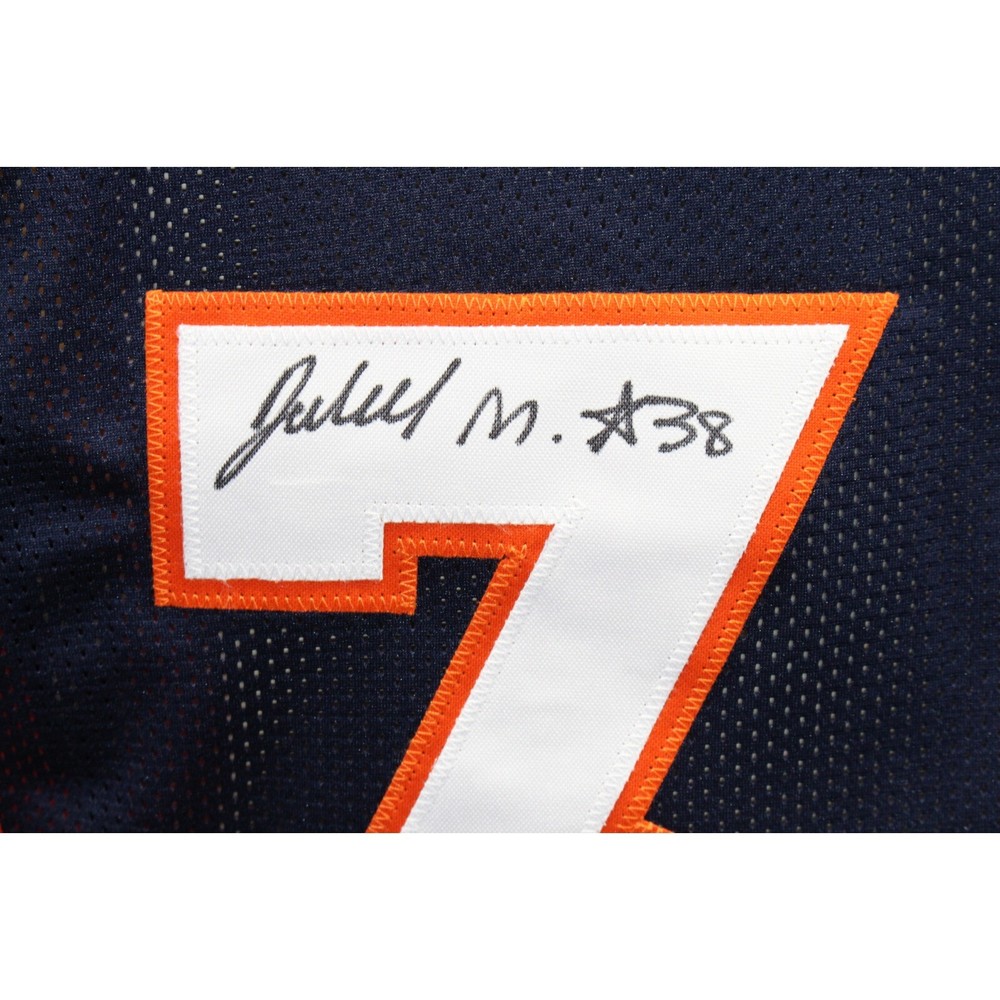 Jaleel McLaughlin Autographed/Signed Navy Pro Style Jersey JSA 42965