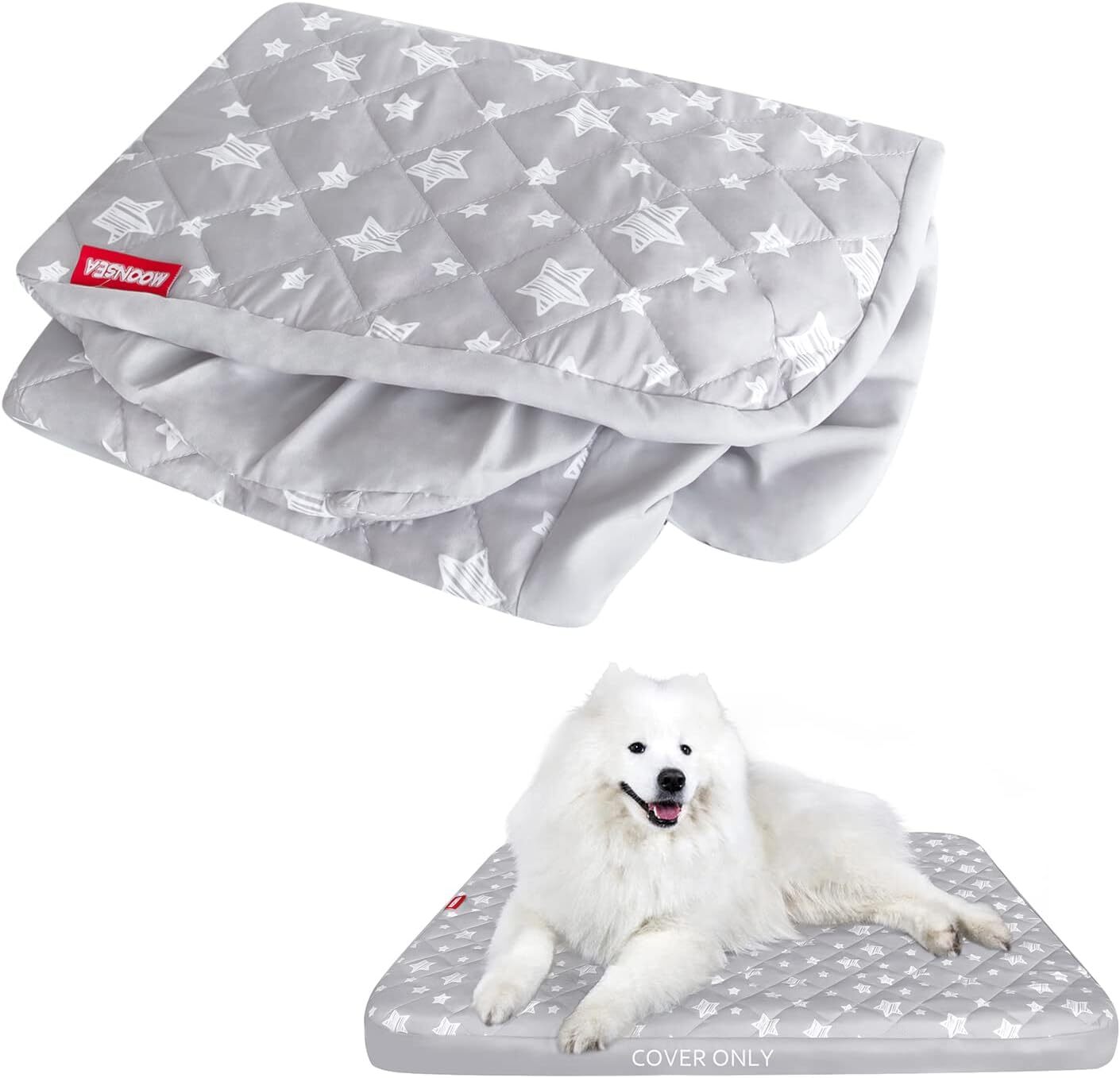 Waterproof Dog Bed Cover Replacement Washable Soft Pet Bed Cover Only Multi-size