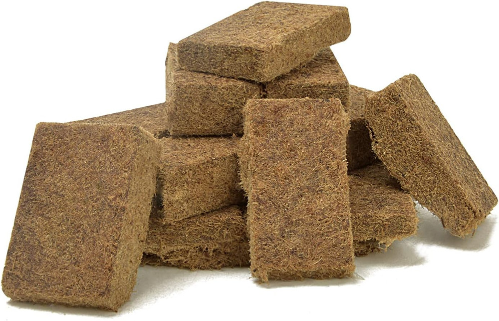 Stanbroil 144 Pcs Fire Starters, Natural Charcoal Squares Fire Starters Super Fa