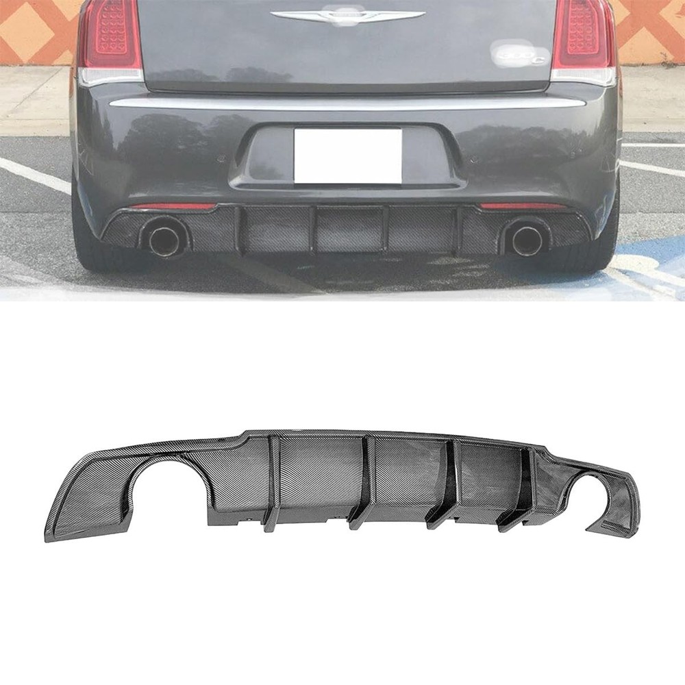 Rear Diffuser Compatible with Chrysler 300 SRT 2015-2022 Rear Bumper Diffuser