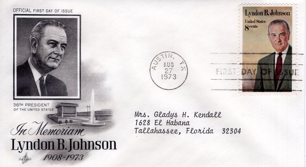 IN MEMORIAM - LYNDON B. JOHNSON  - 1973 - DC2902