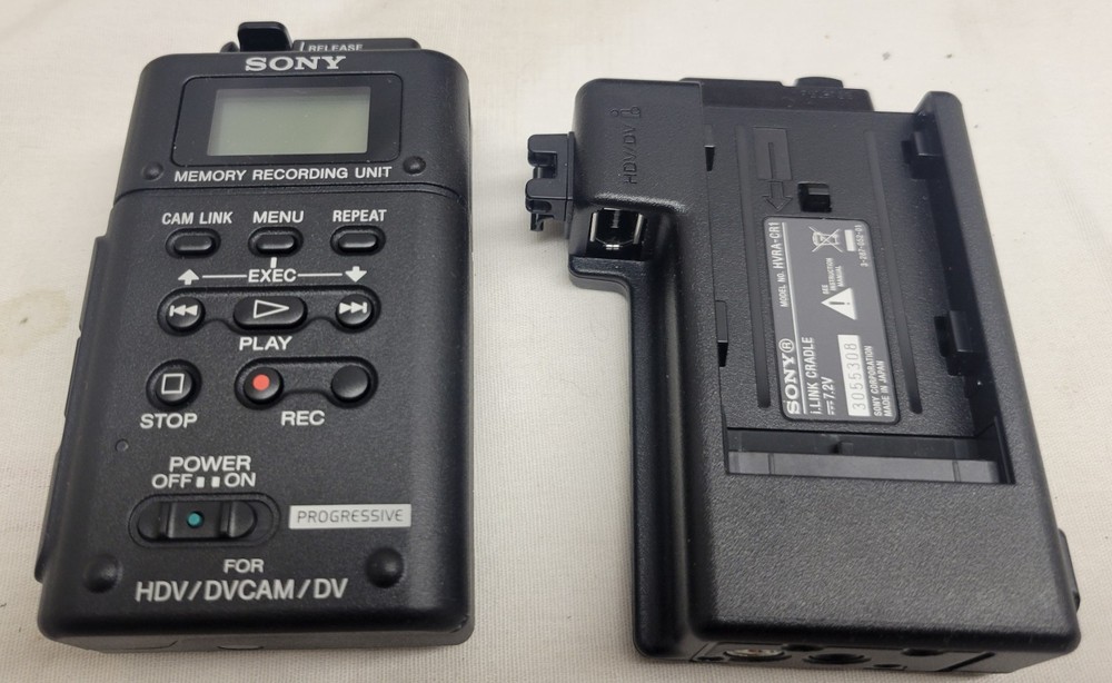 Mint Sony HVR-MRC1 Memory Recording Unit with HVRA-CR1 Cradle Compact Flash