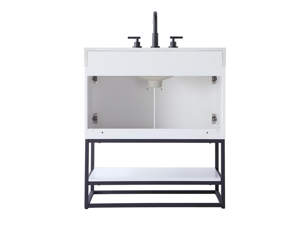 Elegant Lighting VF29230 Caroline 30" - White