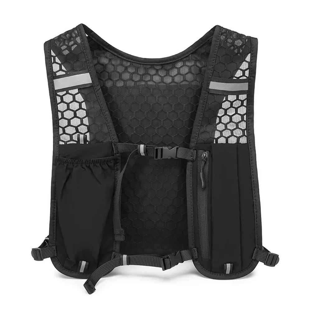 Running Hydration Vest Backpack Adjustable Breathable Water Resistant Unisex