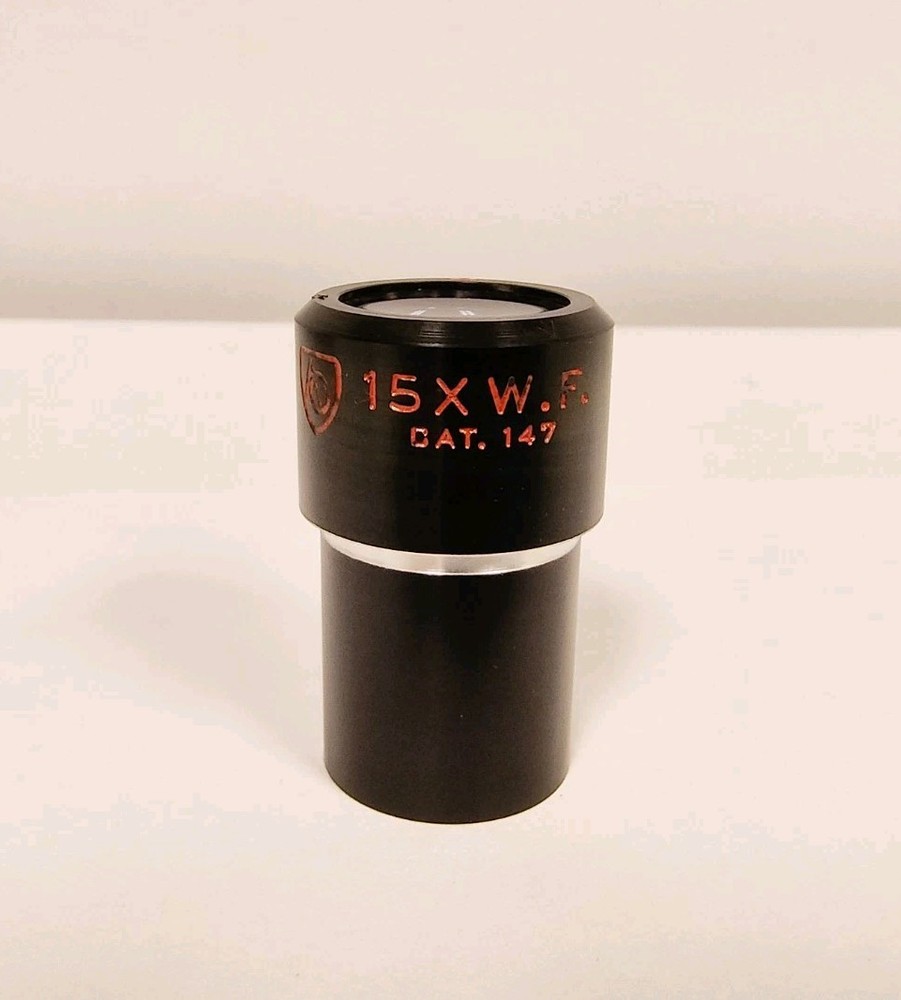 American Optical Cat. 147 Microscope Eyepiece 15X W.F