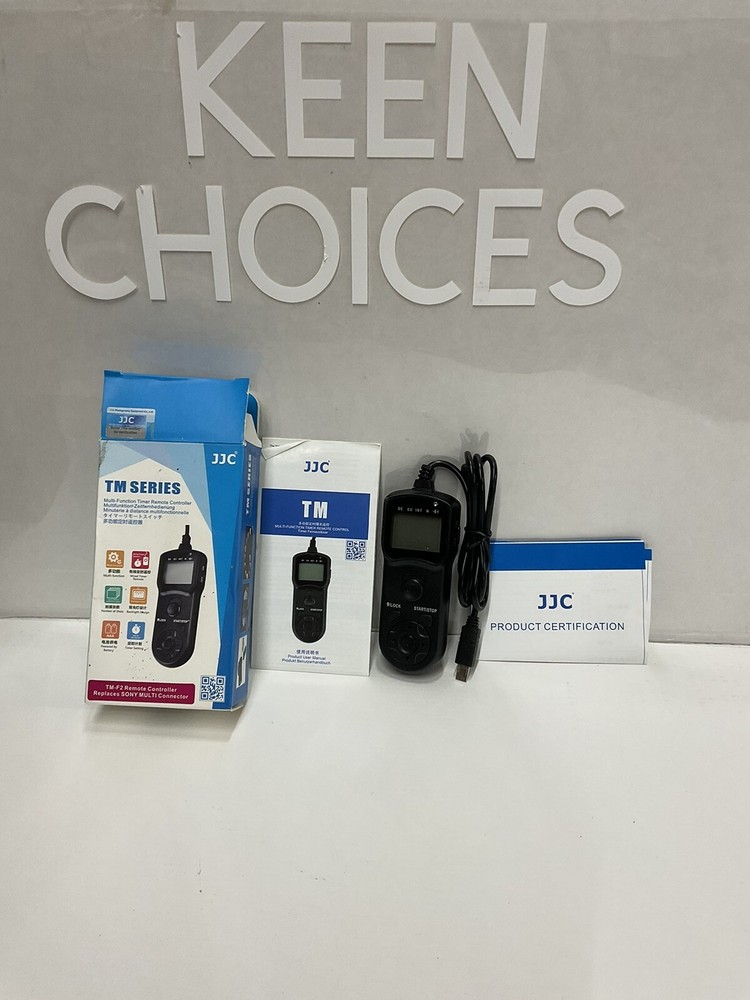 JJC TM SERIES Multi-Function Timer Remote Controller-L👀K-replaces Sony