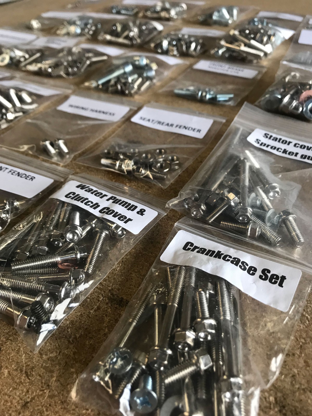 06'-14' TRX450R 450ER Nickel Wurks Restoration Bolt kit Honda Engine Suspension