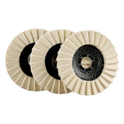 Wool Felt Polishing Wheels, Buffing Discs for Angle Grinder, High Density