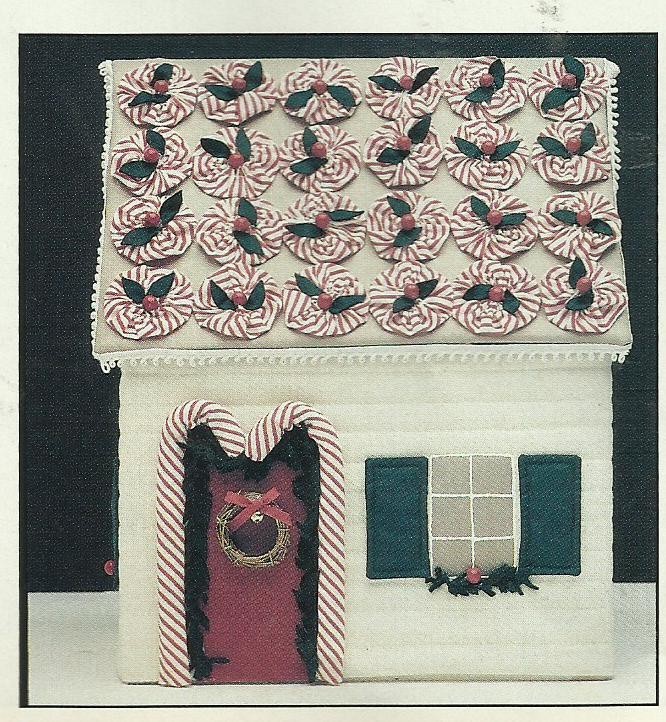 B0128 GINGERBREAD COTTAGE SEWING/CRAFT PATTERN