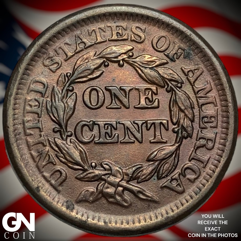 1850 Braided Hair Large Cent M0053
