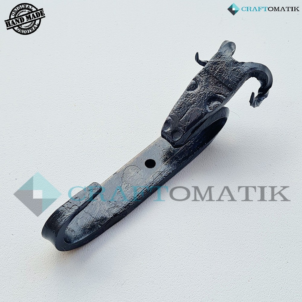 Widderkopf Wall Hook Handmade Wrought Iron Nostalgic Antique Hook
