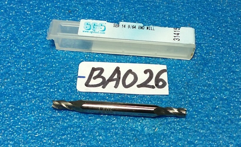 SGS  SER 14   9/64  DOUBLE END MILL
