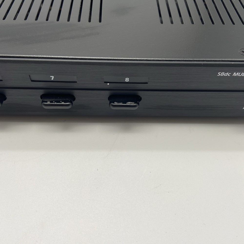 SpeakerCraft S8dc 8 Zone Multi-Room Audio Speaker Selector Switcher - Working