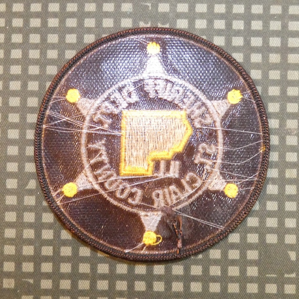 Vintage St. Clair County Sheriff's Department Shoulder Patch (Illinois)