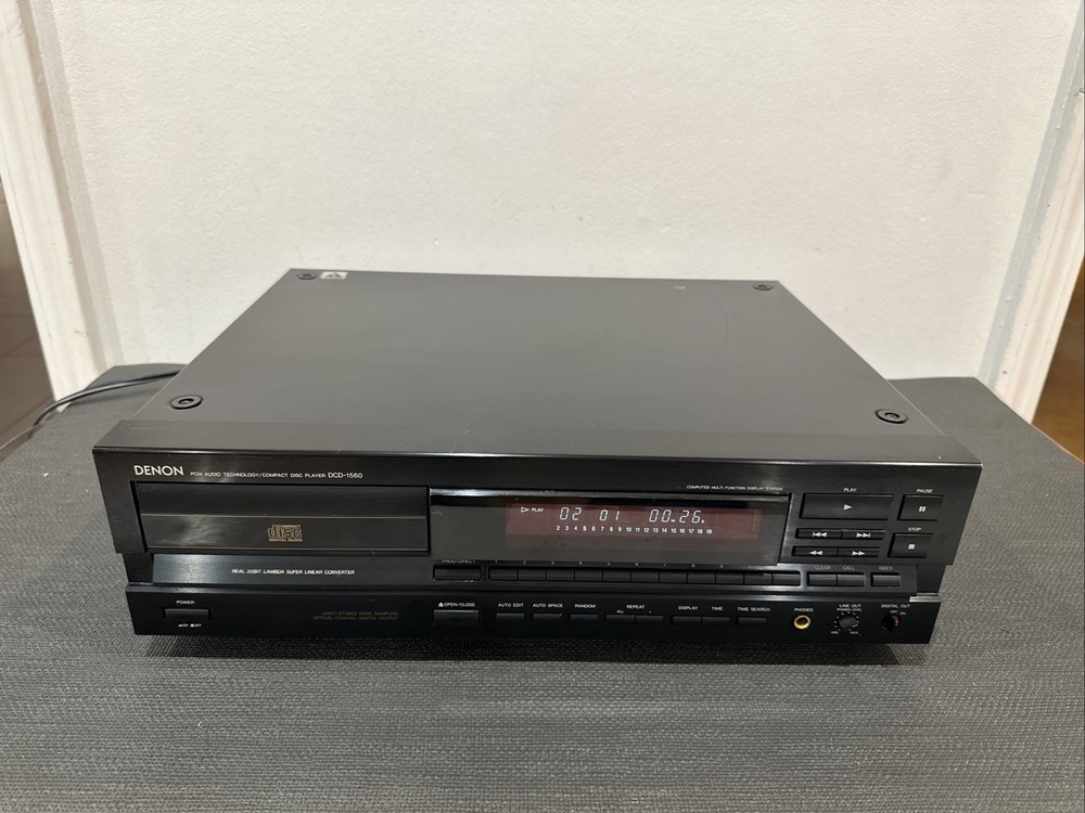 DENON DCD-1560 CD Player Real 20 Bit Lambda DAC