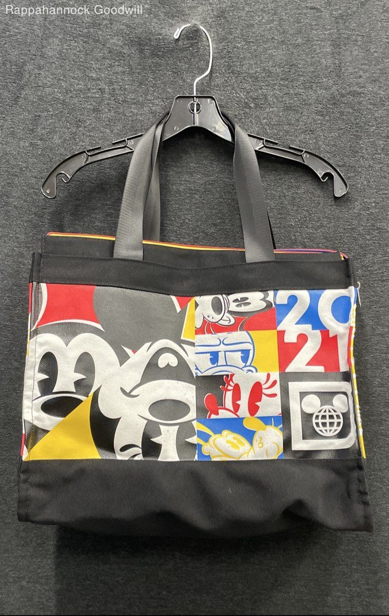 Disney Walt Disney World 2021 Pop Art Mickey Mouse Multi-Color Tote Bag