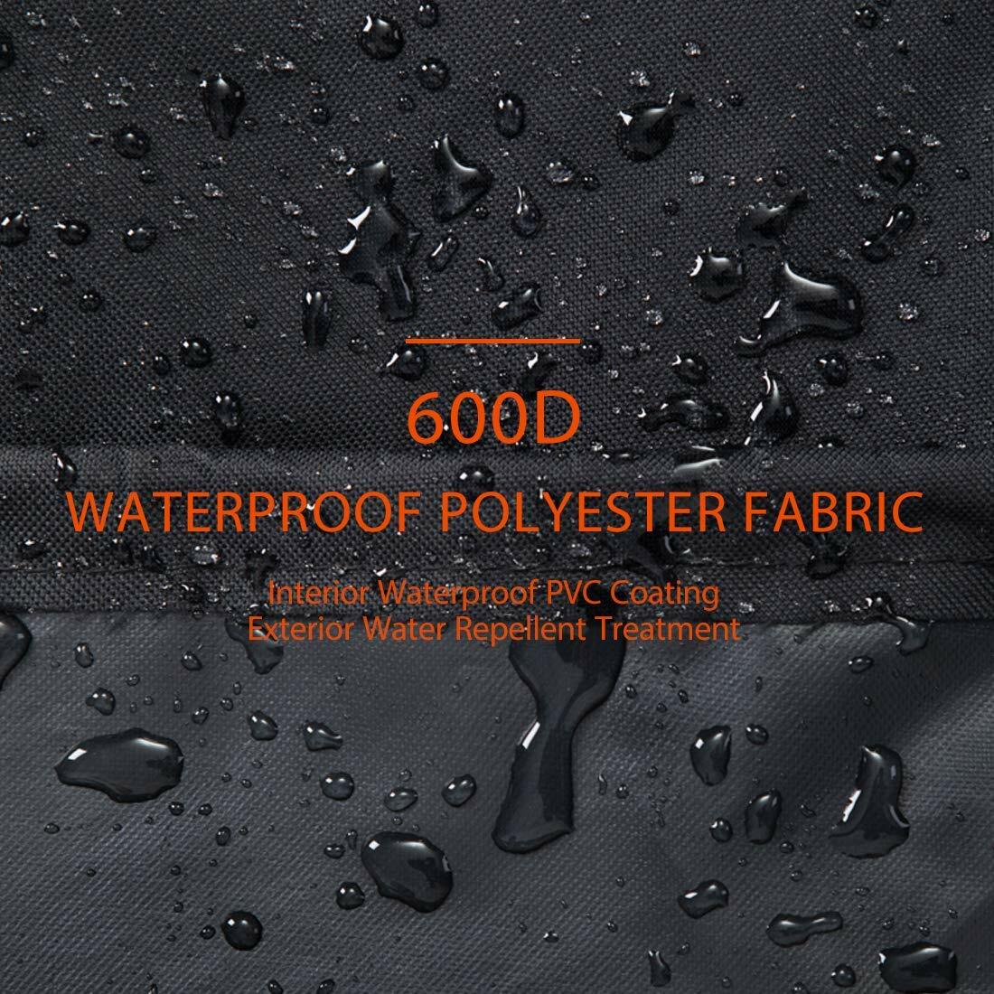 4/8ft 600D Zippered Waterproof Firewood Cover Wood Log Rack Outdoor Storage